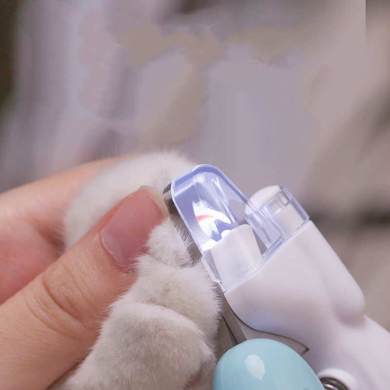 Cortauñas Profesional para Mascotas con Luz LED