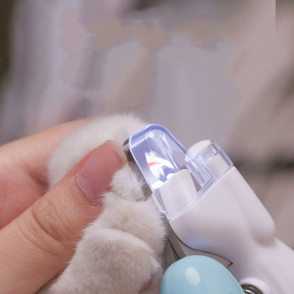 Cortauñas Profesional para Mascotas con Luz LED